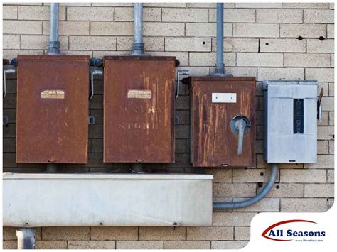 electric panel box cover is rusty|electrical panel corrosion.